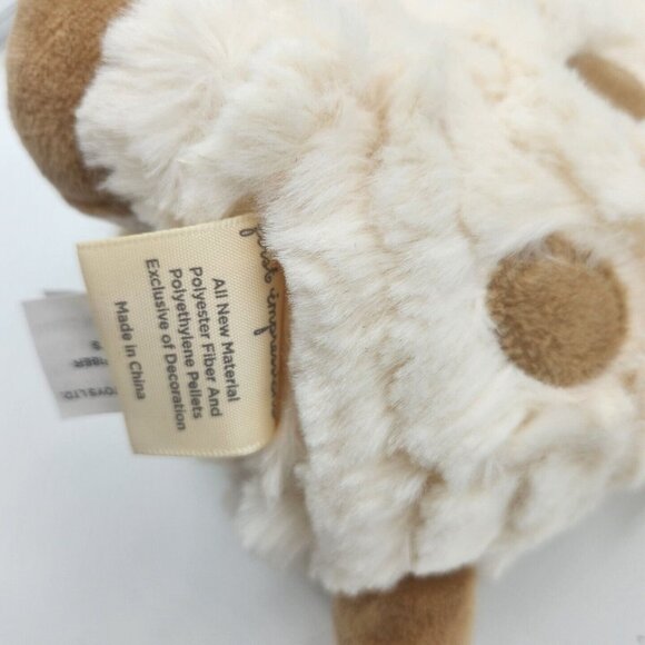 First Impressions White Tan Spotted Giraffe Soft Plush Stuffed Animal Macy's 9" - Picture 7 of 7